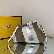 Fendi Small First Multicolor White Gray 26x18x9.5cm - 1