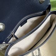 Gucci Blondie Medium Top Handle Bag Blue 29x22x7cm - 4
