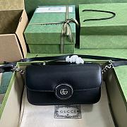 Gucci Petite GG Mini Shoulder Black Bag 21x10x5cm - 1