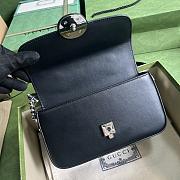 Gucci Petite GG Mini Shoulder Black Bag 21x10x5cm - 4