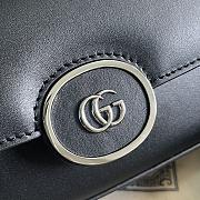 Gucci Petite GG Mini Shoulder Black Bag 21x10x5cm - 3