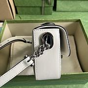 Gucci Petite GG Mini Shoulder White Bag 21x10x5cm - 5