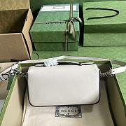 Gucci Petite GG Mini Shoulder White Bag 21x10x5cm - 3