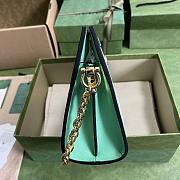 Gucci Ophidia Jumbo GG Small Shoulder Bag Green 26x17.5x8cm - 2