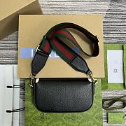 Adidas x Gucci Mini Bag Black 20.5x12x5.5cm - 3