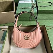 Gucci GG Marmont Matelassé  Mini Bag Peach 21.5x11x5cm - 1