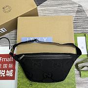 Gucci Jumbo GG Belt Black Bag 39x17x4cm - 1