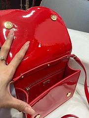 Dolce & Gabbana Patent leather DG Crossbody Bag Red 20x16x5.5cm - 2