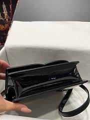 Dolce & Gabbana Patent leather DG Crossbody Bag Black 20x16x5.5cm - 5
