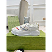 Gucci GG-Jacquard Leather Trainers - 5