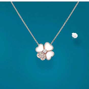 Van Cleef Arpels Necklace Sweet Alhambra Pendant Gold