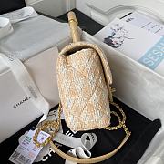 Chanel Small Vanity Case Tweed Lambskin Gold 12.5x15x8cm - 3