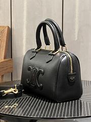 Celine Small Boston Cuir Triomphe Smooth Calfskin Black 19.5 x 14 x 11 cm - 4