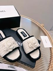 Chanel Mules Crochet White & Ivory - 5