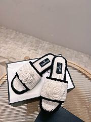 Chanel Mules Crochet White & Ivory - 3