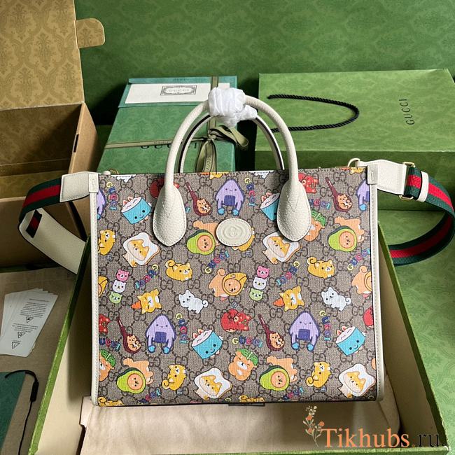 Gucci Animal Print Small Tote Bag 31x26.5x14cm - 1