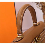 Hermes Kelly Togo Gold Brown 25cm - 2