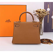 Hermes Kelly Togo Gold Brown 25cm - 3