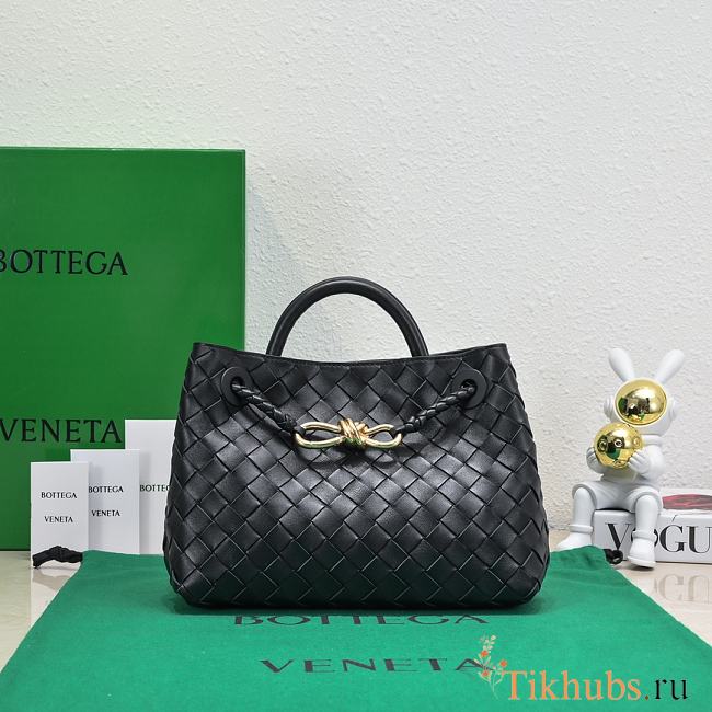 Bottega Veneta Small Andiamo Black 25x22x10.5cm - 1