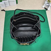 Bottega Veneta Small Andiamo Black 25x22x10.5cm - 4