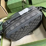 Gucci Ophidia Small Shoulder Grey Bag 24x16x7cm - 3