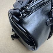 Gucci Small Duffle Bag With Tonal Double G Black 28.5x16x16cm - 5