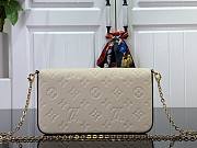 Louis Vuitton Felicie Pochette Cream 21 x 12 x 3 cm - 4