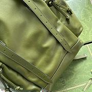 Gucci Backpack With Tonal Double G Forest Green 38x44x15cm - 2