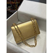 Dolce & Gabbana DG Girls Crossbody Gold Bag 21x4x15cm - 3