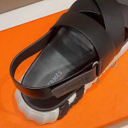 Hermes Electric Sandal Black White - 4