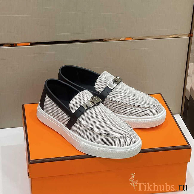 Hermes Game Slip-on Sneaker Grey - 1