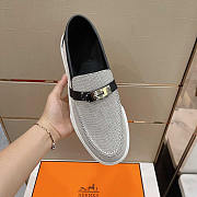 Hermes Game Slip-on Sneaker Grey - 5