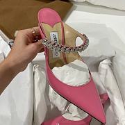 Jimmy Choo Candy Pink Patent Pumps Crystal 10cm - 3