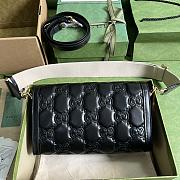 Gucci GG Matelassé Small Bag Black 25.5x16x8.5cm - 4