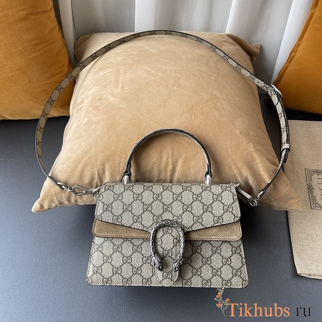 Gucci Small Dionysus Top Handle Bag Beige 24x16x11cm - 1