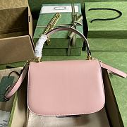 Gucci Blondie Small Top Handle Bag Light Pink 23x15x11cm - 2