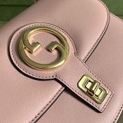 Gucci Blondie Small Top Handle Bag Light Pink 23x15x11cm - 3