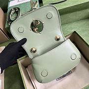 Gucci Blondie Shoulder Bag Light Green 22x13x5.5cm - 5