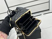Chanel Mini Bucket Bag Black 15x19x11cm - 6