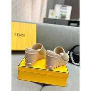 Fendi Fashion Show Nappa Leather Sandals Beige 14cm - 2