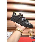 Dolce & Gabbana Portofino Sneakers In Calfskin And Patent Leather - 3