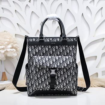 Dior Explorer Tote Bag Beige and Black 30 x 42 x 14.5 cm