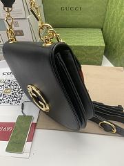 Gucci Blondie Medium Top Handle Bag Black 29x22x7cm - 3