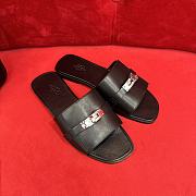 Hermes Giulia Sandal Black Silver  - 1