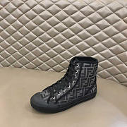 Fendi Domino Canvas Sneakers Black - 5