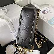 Chanel Backpack Chain Bag Lambskin Black 18 x 20 x 7 cm - 3