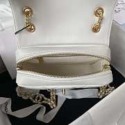 Chanel Backpack Chain Bag Lambskin White 18 x 20 x 7 cm - 5