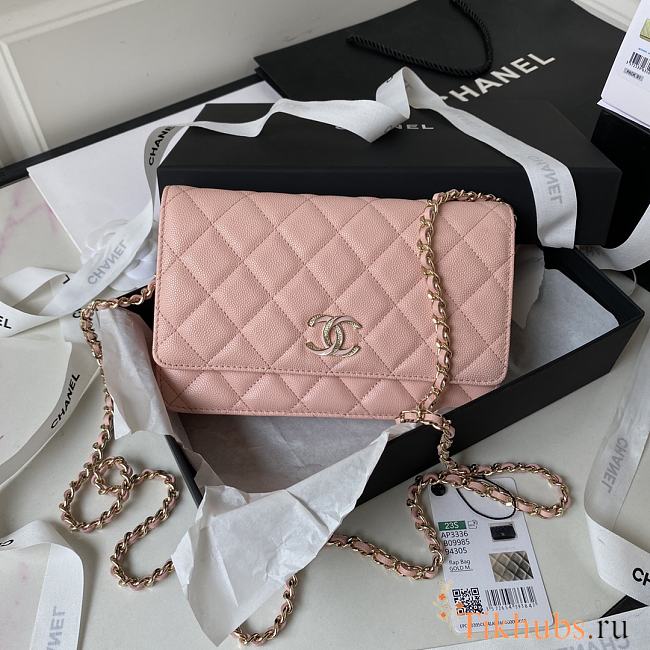 Chanel 23S WOC Caviar Pink 19cm - 1