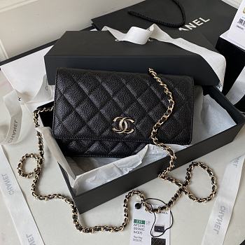 Chanel 23S WOC Caviar Black 19cm