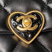 Chanel 23S Small Flap Bag Lambskin Plexi Black 21x14x7cm - 4